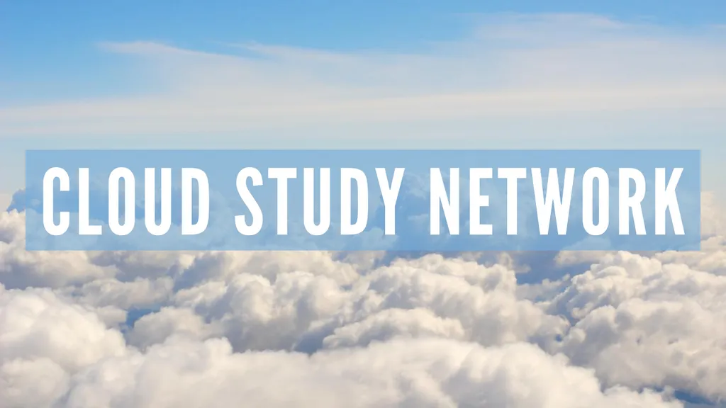 Technologies IT. Cloud study network.